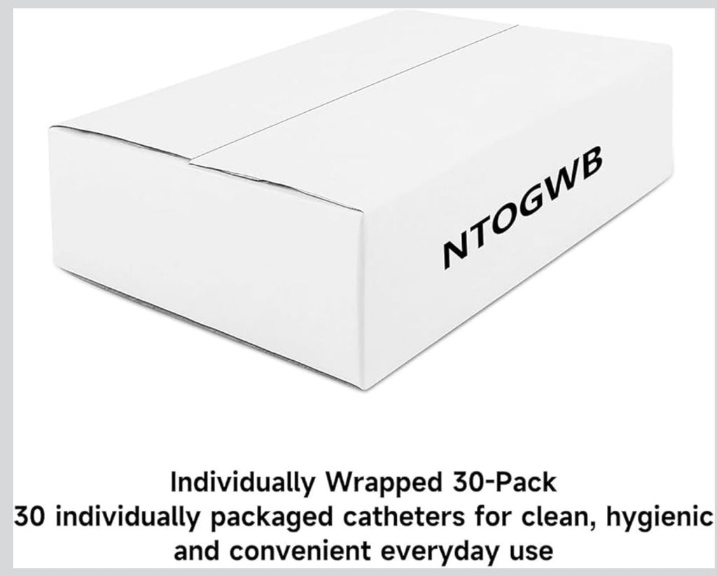 NTQGWB Female External Catheter – Soft Leak-Resistant Urinary Catheter, Comfortable Non-Invasive Design, Individually Wrapped 30-Pack